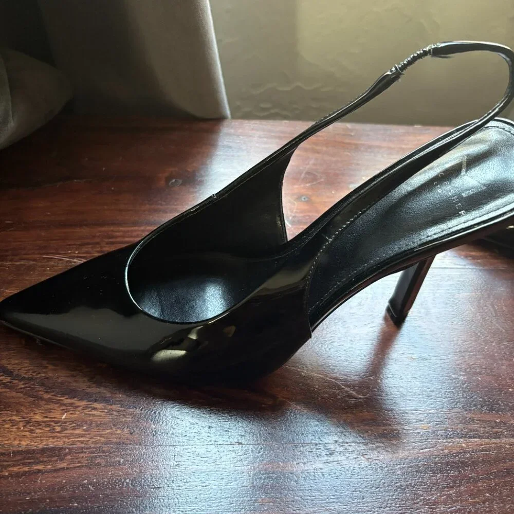 Marc Fisher Black Patent Leather Heels – Size 8.5 - Picture 4 of 7